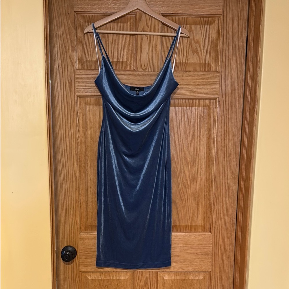 Lulu's Midnight Blue Midi Dress